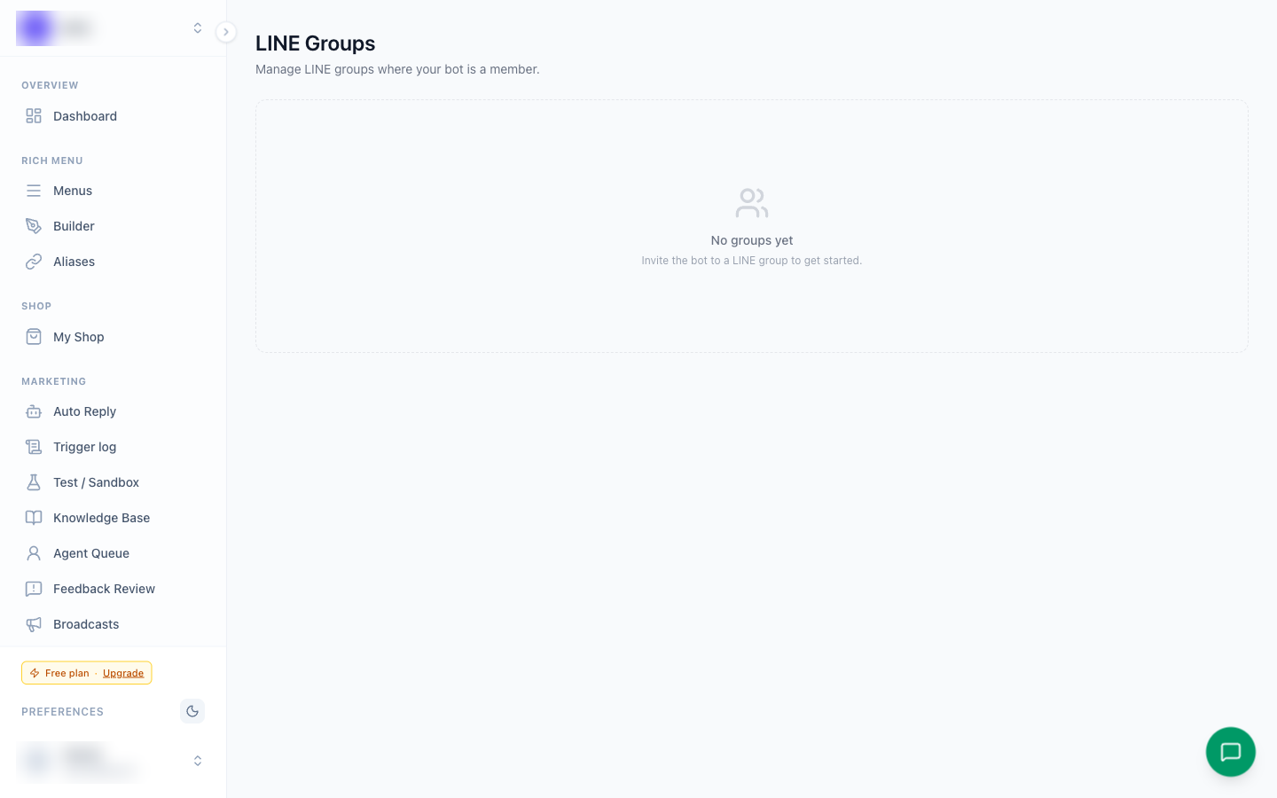 LINE Groups